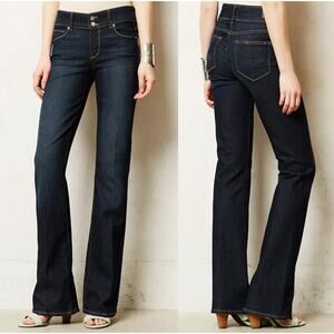 Paige Anthropologie Hidden Hills Bootcut Jeans 28 Low rise 33" Inseam stretch